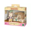 Sylvanian Families Chocolate Rabbit Brother conjunto de casa de banho