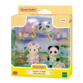 Sylvanian Families Nursery Friends conjunto de tempo chuvoso