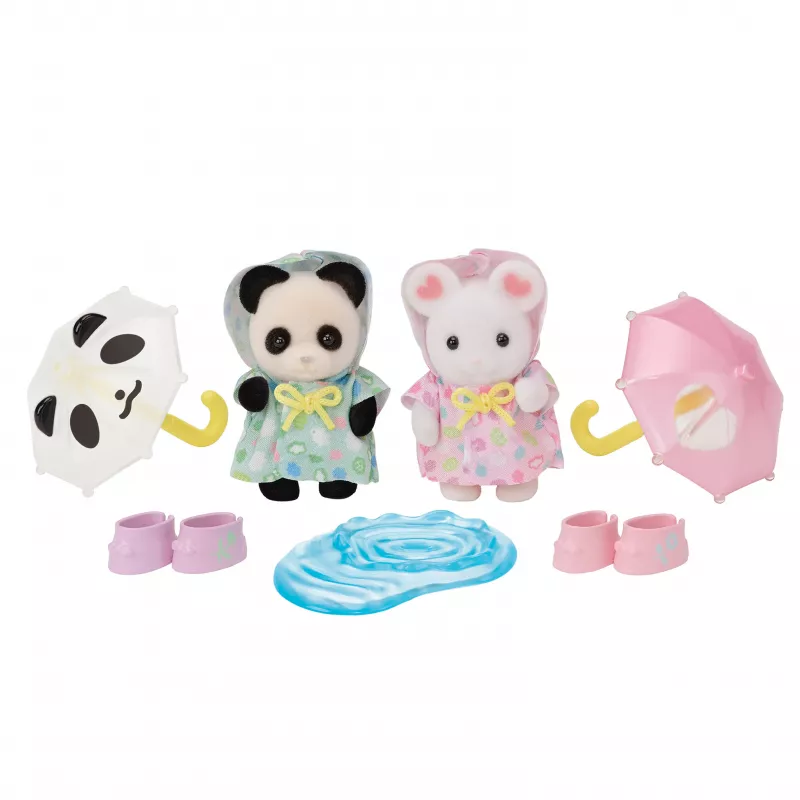 Sylvanian Families Nursery Friends conjunto de tempo chuvoso