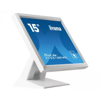 Iiyama ProLite T1531SR-W5 monitor LED tátil resistivo de 5 fios 15 polegadas XGA 4:3, branco