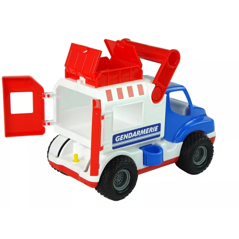 WADER POLESIE Gendarmerie ConsTruck 9924 camião de brincar