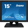 Iiyama ProLite T1532MSC-B5X monitor LED tátil capacitivo projetivo 15 polegadas - 1024x768 XGA, 10 pontos, HDMI, DVI, VGA, USB, frente IP54, 7H, altifalantes