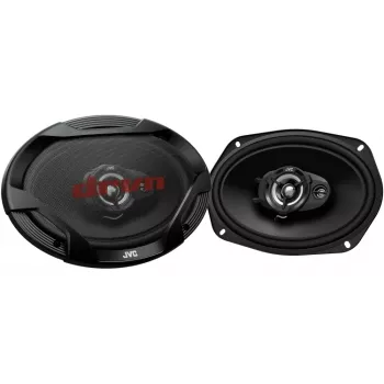 JVC CS-DR6932 altifalantes coaxiais de 3 vias 6x9 polegadas para automóvel, 500W pico, 70W RMS, woofer de carbono-mica, tweeter PEI, 4 Ohm