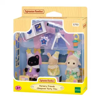 Conjunto de brincar Sylvanian Families casa na árvore de aventura com festa do pijama