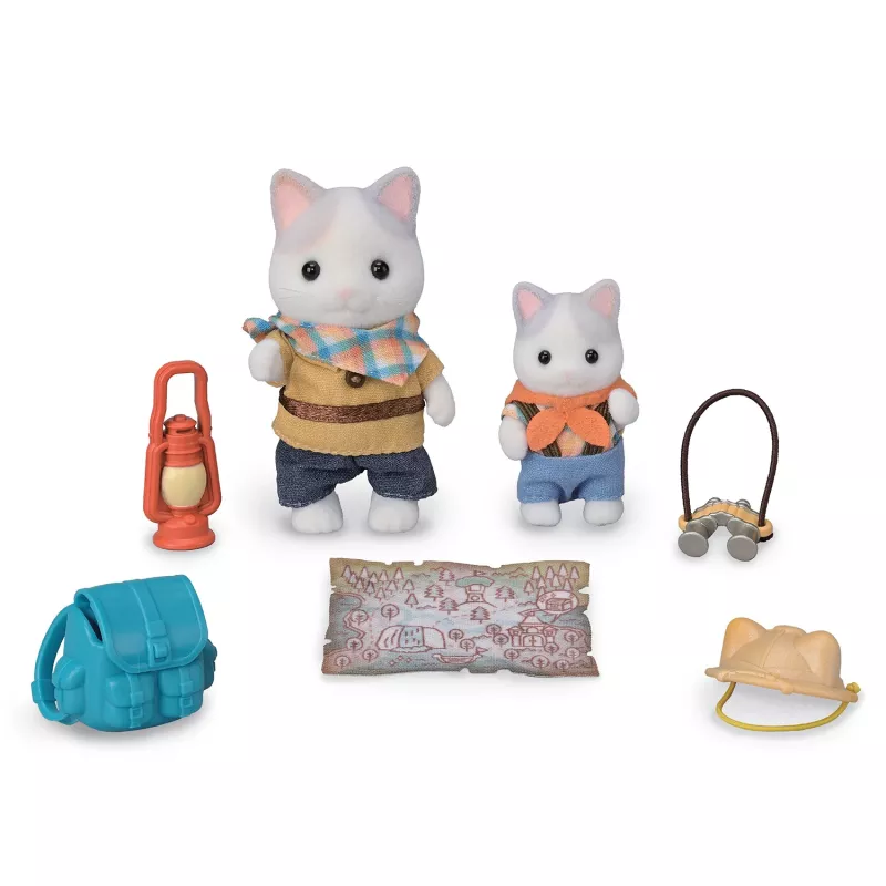 Conjunto de exploração e aventura Sylvanian Families com duas figuras