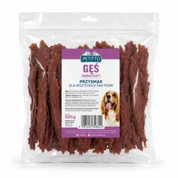 Filetes de ganso tenros PETITTO para cães 500g