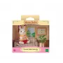 Sylvanian Families coelho de chocolate pai conjunto sala de estar