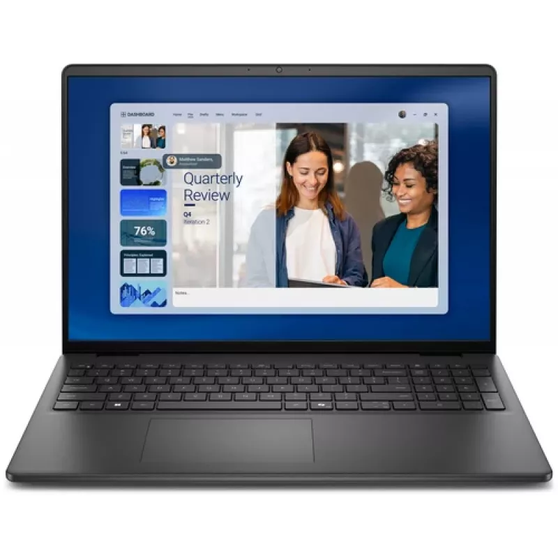 Dell 16 DC16255 portátil FHD+ de 16 polegadas, AMD Ryzen 7 250, 16GB RAM, 512GB SSD, AMD Radeon, Windows 11 Pro, preto carbono
