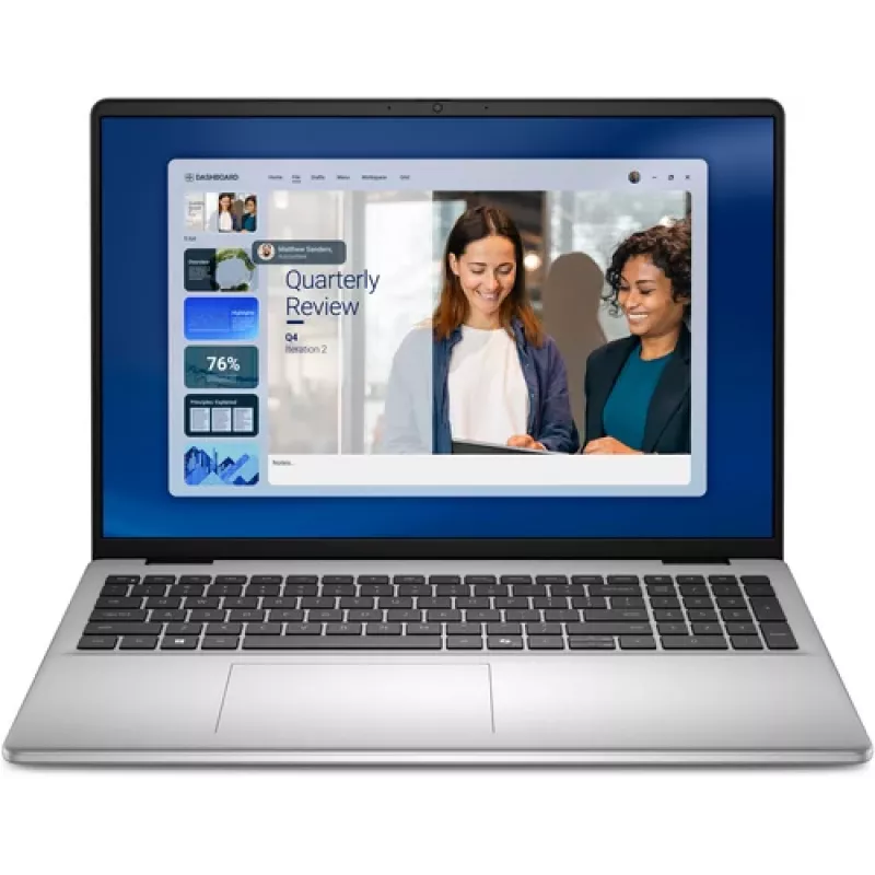 Dell 16 DC16256 portátil, 16 polegadas FHD+ IPS, AMD Ryzen 7, 16GB RAM, 1TB SSD, AMD Radeon Graphics, Windows 11 Pro, teclado retroiluminado, leitor de impressões digitais, Wi-Fi + Bluetooth, 4 células 65W, 3 anos ProSupport, prateado platina (metal)