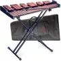 Stagg XYLO-SET-37 xilofone de 37 tons com suporte, saco e baquetas – F5-F8, lâminas Fibrasynth, ressonadores de alumínio