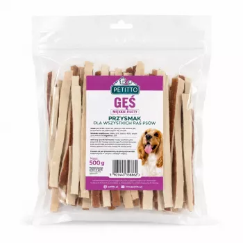 PETITTO Sanduíches macios de ganso para cães - 100g