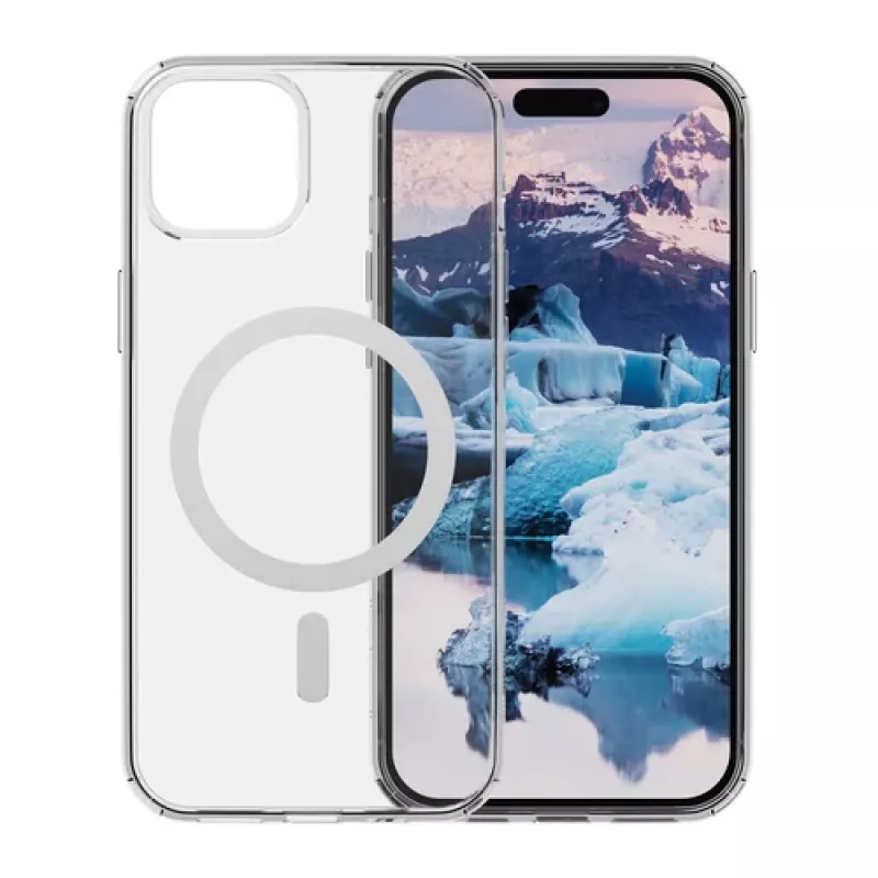 dbramante1928 capa Iceland Pro MagSafe para iPhone 15 Plus - transparente