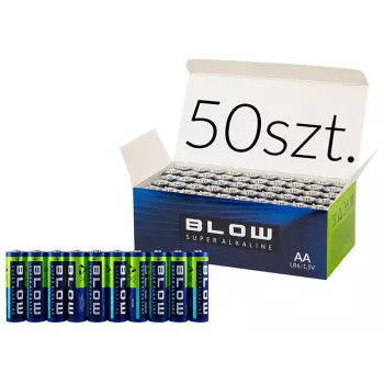 Pilha alcalina AA LR6 Super 50 unidades embalagem grande – 1,5V energia de longa duração