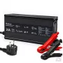 Carregador de bateria LiFePO4 inteligente Qoltec 12V 20A com indicador LED e arrefecimento ativo