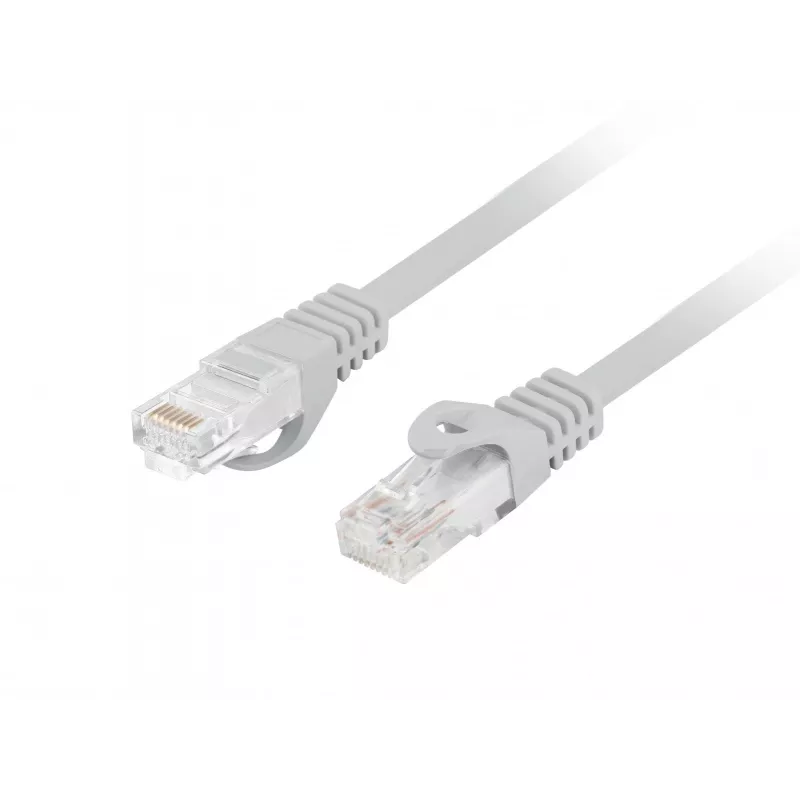 Cabo de rede em cobre Lanberg PCU6-10CU-2000-S Cat.6 UTP LSZH 20m cinzento Fluke Passed