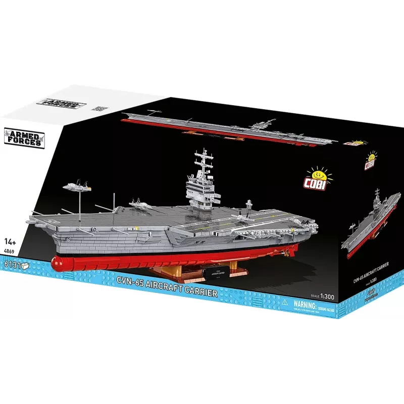 COBI 6131 PCS HC WWII /4869/ CVN-65 Porta-Aviões Blocos de Construção