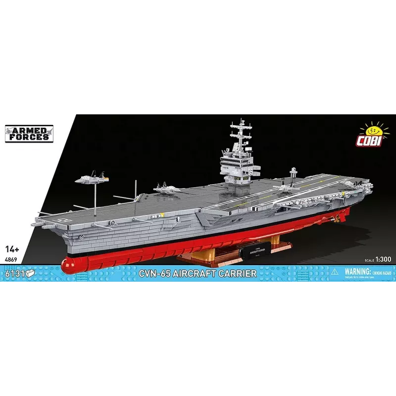 COBI 6131 PCS HC WWII /4869/ CVN-65 Porta-Aviões Blocos de Construção
