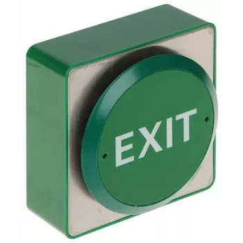 INNE PW-86E botão de abertura de porta – botão momentâneo para controlo de acesso, ABS branco, NO/NC/COM, 86x86 mm