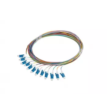 Pigtail LANBERG SM LC/UPC Semi-Tight 9/125 G657A1 12x2m multicolor