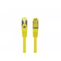 Cabo de patch de cobre LANBERG Cat.6A S/FTP LSZH 20m amarelo testado Fluke