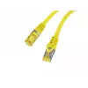 Cabo de patch de cobre LANBERG Cat.6A S/FTP LSZH 20m amarelo testado Fluke