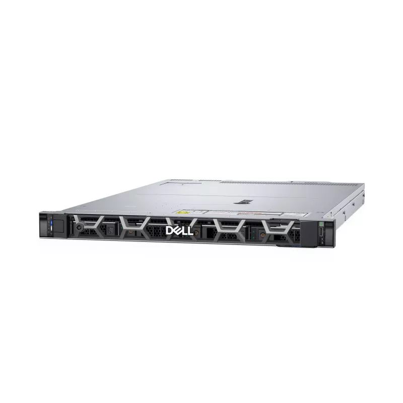 Servidor rack Dell PowerEdge R660xs com Intel Xeon Silver 4510, 32GB RAM, 480GB SSD, PERC H755, dupla fonte de alimentação 700W, 3 anos ProSupport
