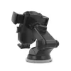 Suporte de automóvel HAMMER Extreme Universal para smartphone, para para-brisas e painel, com ventosa forte, rotação 360°, clipe ajustável, preto