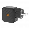 Fonte de alimentação GaN HAMMER RapidCharge 65W - 2x USB-C PD, 1x USB-A QC, preto