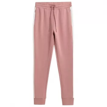 4F calças de treino de mulher com perna cónica em Powder Coral H4Z21 SPDD013 65S