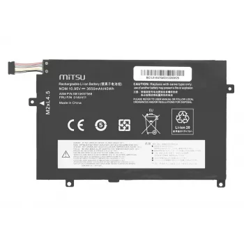 Bateria MITSU 01AV411 para Lenovo ThinkPad E470 E475 3650 mAh (40 Wh) 10,95 V