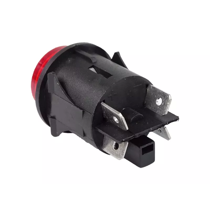 LEAN CARS Interruptor ON/OFF para veículos elétricos de criança 12V 10A interruptor basculante 2 pinos montagem em painel preto