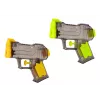 LEAN TOYS Pistola de água pequena transparente amarela laranja