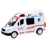LEAN TOYS Ambulância RC 1:16 com luz e som - branca