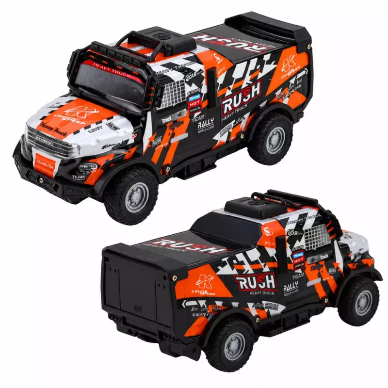 LEAN TOYS Veículo todo-o-terreno com propulsão por fricção, carroçaria iluminada e sons