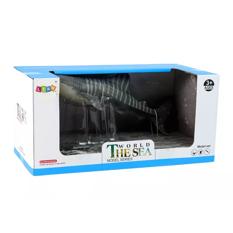 LEAN TOYS grande figura de coleção tubarão-baleia Mundo dos Mares