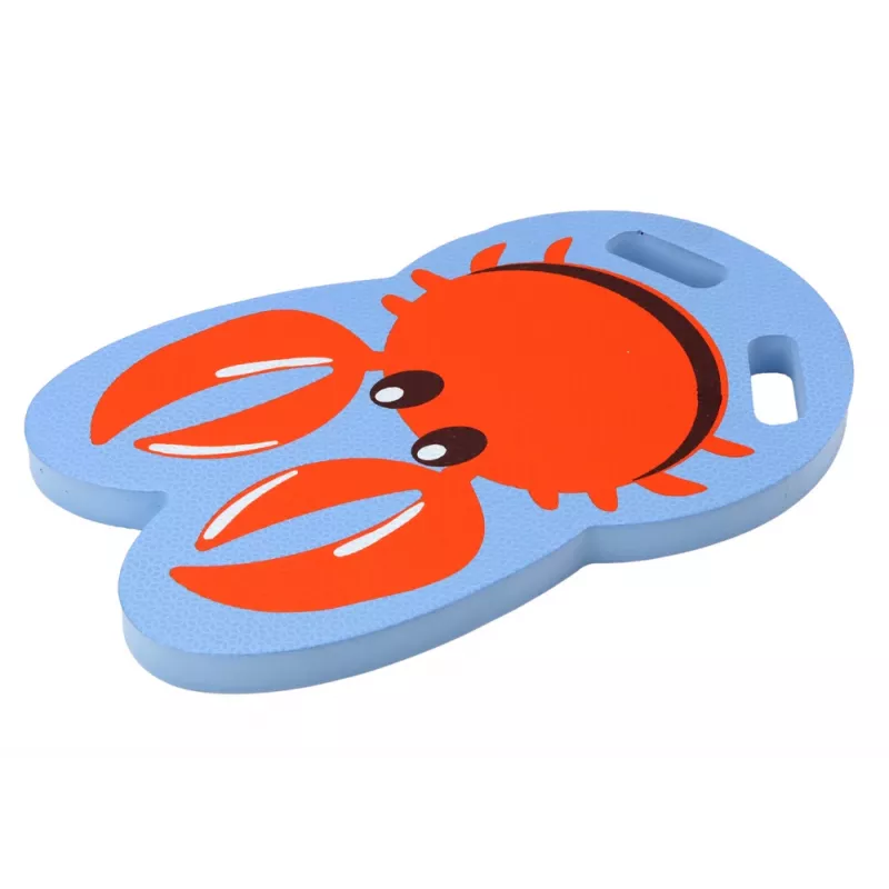 LEAN TOYS Crab Blue prancha de natação em espuma para crianças - kickboard EVA, auxiliar de flutuação, EN71