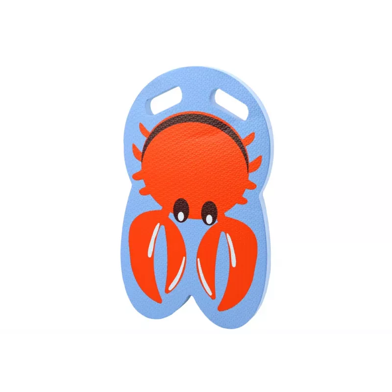 LEAN TOYS Crab Blue prancha de natação em espuma para crianças - kickboard EVA, auxiliar de flutuação, EN71