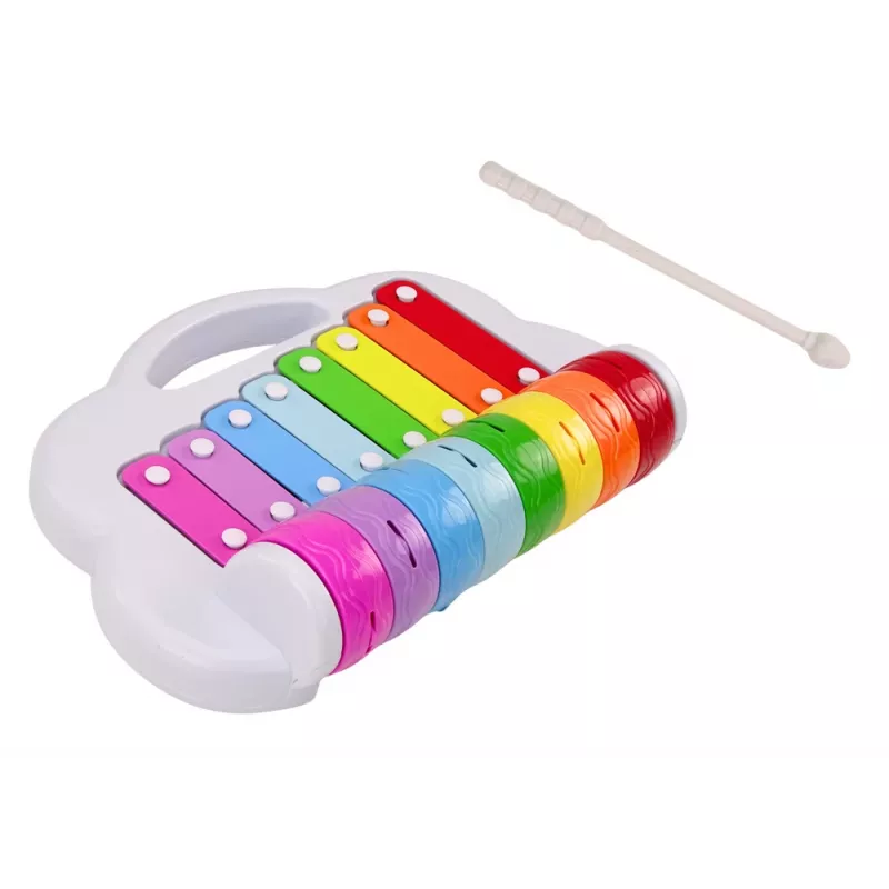 LEAN TOYS bacia arco-íris, instrumento musical infantil, educativo, interativo, colorido