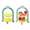 LEAN TOYS conjunto de doces bolo cupcakes suporte de madeira