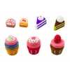 LEAN TOYS conjunto de doces bolo cupcakes suporte de madeira