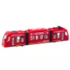 LEAN TOYS Elétrico City Metro com Portas, Luz e Som, Vermelho 1:16
