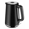 AMICA Chaleira Elétrica 1,7 L KF304 - 2200 W Aço Inoxidável Chaleira Elétrica sem Fios, Prateado/Preto