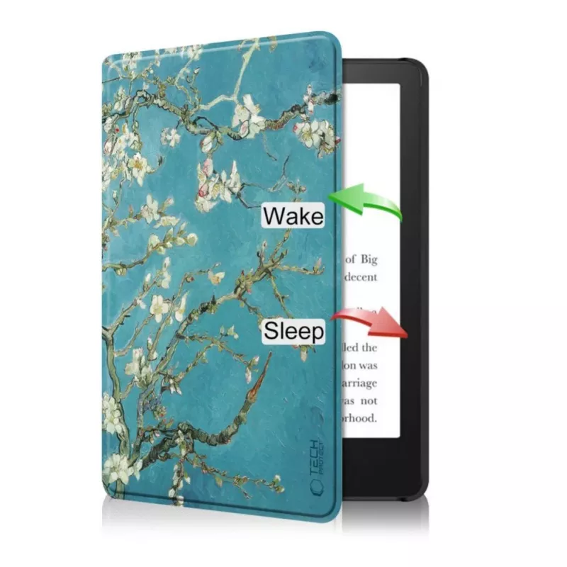 Tech-Protect SmartCase capa para Kindle Paperwhite 2024 / Colorsoft / Signature Edition, sakura