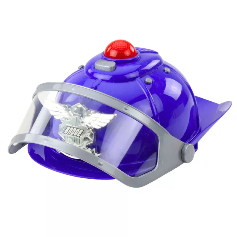 LEAN TOYS conjunto de polícia para crianças capacete pistola algemas acessórios 9 peças