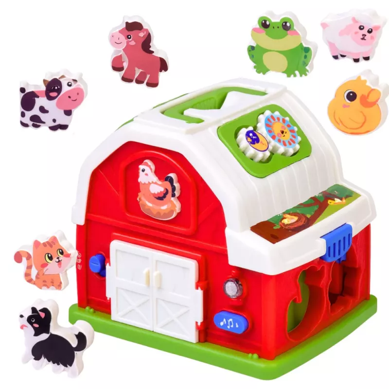 LEAN TOYS quinta interativa com música, animais, luzes e sons