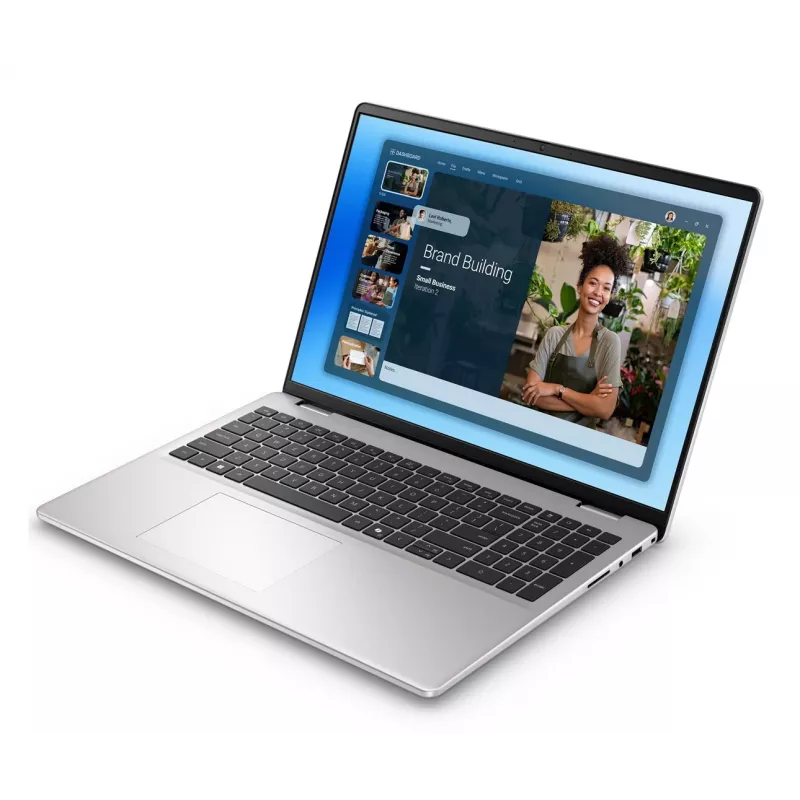 Portátil Dell 16 Core 7 150U 16GB 1TB SSD 16 polegadas WUXGA IPS MX570A Win11 Pro prateado platina