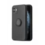 Capa com anel de silicone iLike para Apple iPhone 13 Pro preta