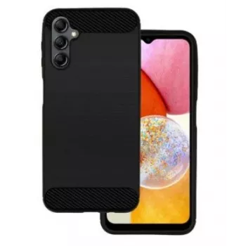Capa iLike para Samsung Galaxy A14 5G Carbon Black - capa traseira em TPU com textura de fibra de carbono