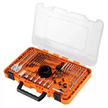 NEO TOOLS Conjunto de brocas e bits com chaves de caixa, 90 unid.