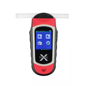 AlcoVisor Mark X+ alcoolímetro eletroquímico de ar expirado, vermelho